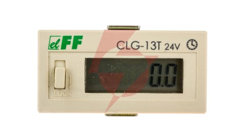 Licznik czasu pracy 4-30V DC 6 znaków cyfrowy tablicowy 48x24mm CLG-13T-24V