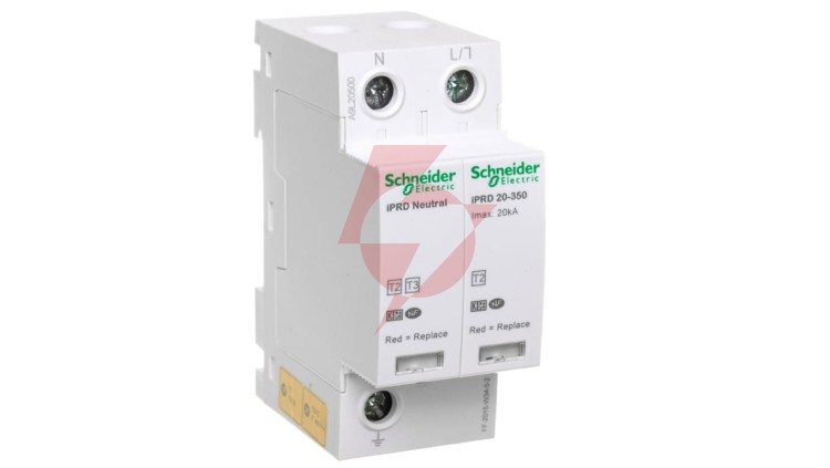 Ogranicznik przepięć Typ T2 1P+N 20kA 1,1kV 350V iPRD-20-20kA-350V-1PN A9L20500