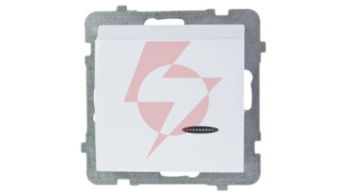AS Łącznik hotelowy z podświetleniem biały ŁP-15GS/m/00
