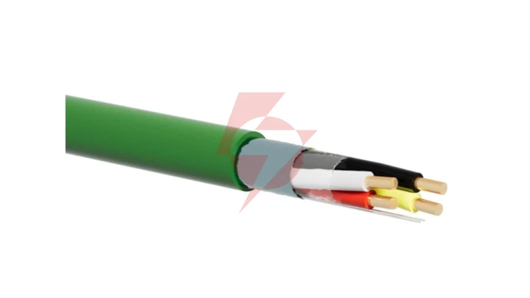 Kabel sterowniczy KNX / BUS EIB, J-2Y(St)H 2x2x0.8, LSOH Dca, zielony ALANTEC /500m/