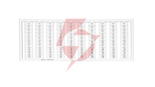 Ramka z oznacznikami 10x 11-20 209-603 /5szt./