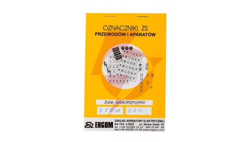 Znaki samoprzylepne ZS D10/UZK E04ZP-02030400100