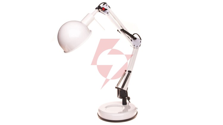 Lampka biurkowa max 10W LED E14 IP20 II klasa PIXA KT-40-W biały 19300