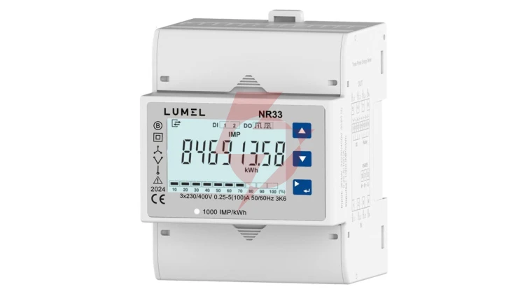 Miernik parametrów sieci 3-fazowej NR33 100A przeznaczony do sieci 3P i 4P100 V - 600 V NR33 M0
