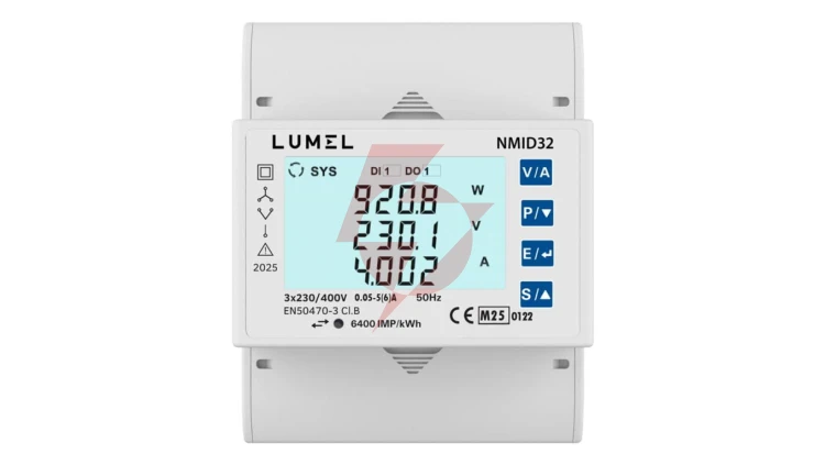 NMID32 3-fazowy licznik energii z certyfikatem MID (1/5A) (MODBUS RTU)