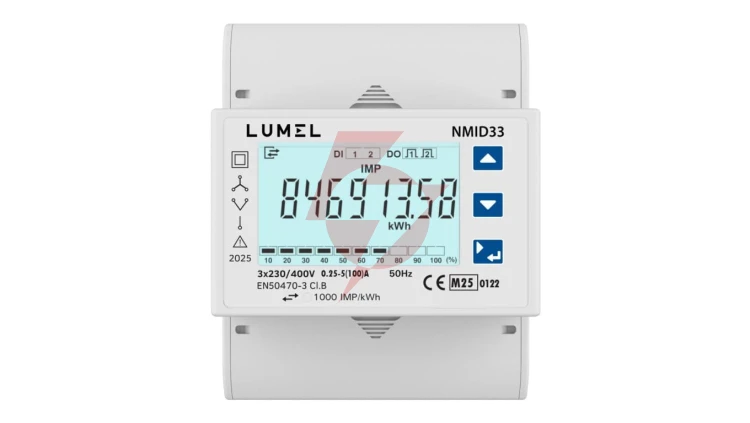 NMID33 3-fazowy licznik energii z certyfikatem MID (do 100A) (MODBUS RTU) NMID33