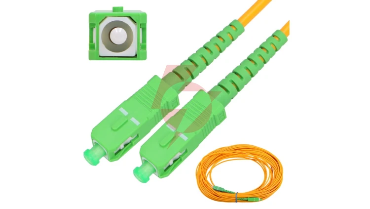 Patchcord Jednomodowy, Simplex, G.657A1, 3mm, 0,5m Extralink SC/APC-SC/APC