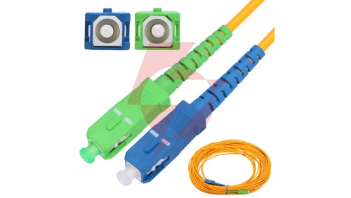 Patchcord Jednomodowy, Simplex, G657A1, 3mm, 0,5m Extralink SC/APC-SC/UPC