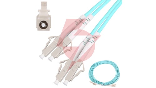 Patchcord Wielomodowy, OM3, Duplex, 3mm, 1m Extralink LC/UPC-LC/UPC