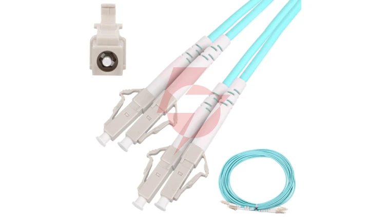 Patchcord Wielomodowy, OM3, Duplex, 3mm, 1m Extralink LC/UPC-LC/UPC