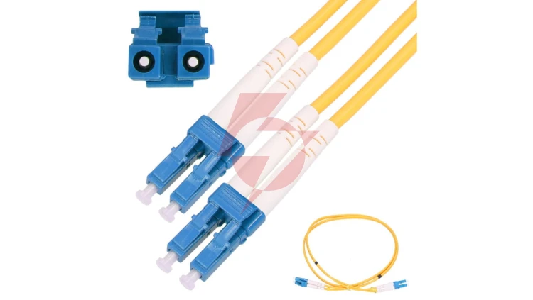 Patchcord Jednomodowy, Duplex, G652D, PVC, 3mm, 1m Extralink LC/UPC-LC/UPC