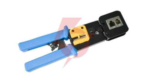 Zaciskarka przelotowych wtyków modularnych RJ45 (8p8c) i telefonicznych RJ12 (6p6c) RJ11 (6p4c) Alantec