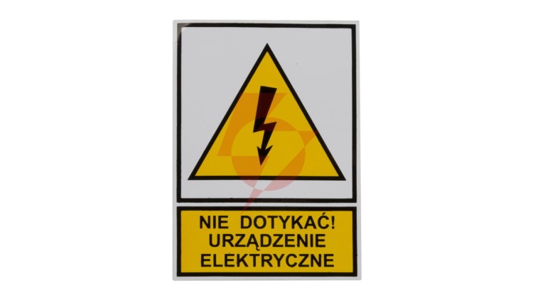 Tabliczka /znak ostrzegawczy/ TZO 52X74S /N.D.U.E./ E04TZ-01011110100 /10szt./