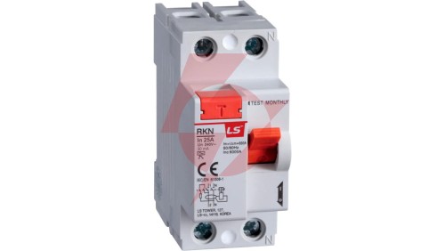 Wyłącznik różnicowoprądowy 2P 25A 0,03A typ A RKN2P 25A 30MAA 06220444R0