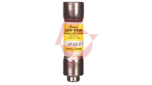 Wkładka bezpiecznikowa cylindryczna 10x38mm 2A 600V AC/300V DC, zwłoczna, klasa CC LP-CC-2