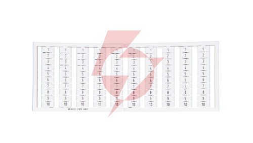 Ramka z oznacznikami 10x 1-10 209-602 /5szt./