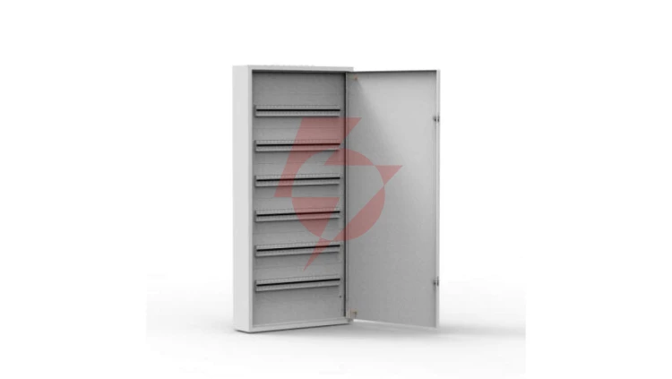 Rozdzielnica natynkowa metalowa 144 modułowa 6x24 544x1136x130 RAL9003 IP30 MN144/6/24