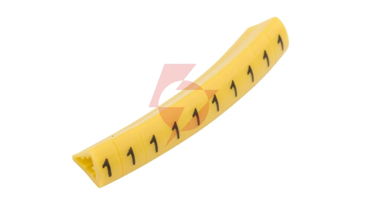 Oznacznik przewodów OZ-2/1 żółty E04ZP-01020400200 /100szt./