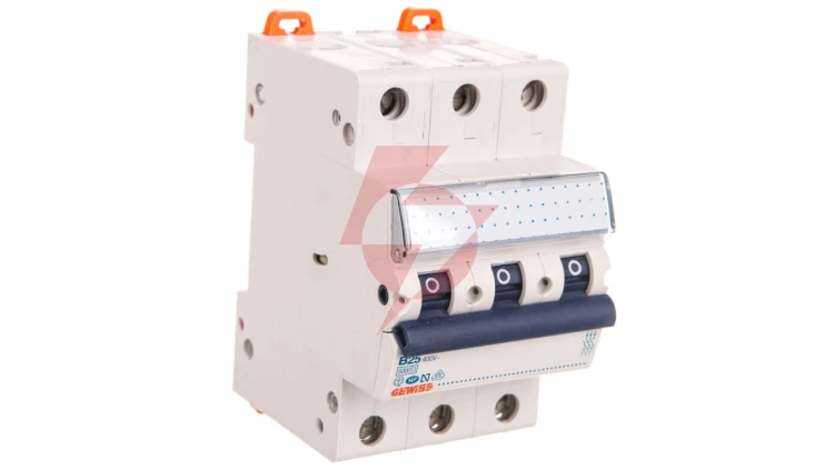 Wyłącznik nadprądowy 3P B 25A 6kA MT60 B25 3P GW92269 /opak. 2/