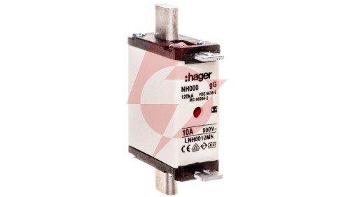 Wkładka bezpiecznikowa NH000 10A gG 500V WT-000 LNH0010MK