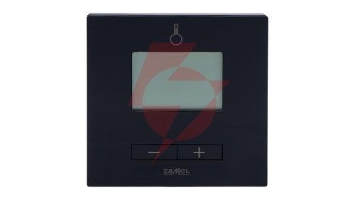 REGULATOR TEMPERATURY PROSTY, 230V, PRZEKAŹNIKOWY TYP: LPR-01 CZARNY