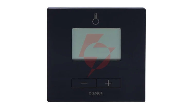 REGULATOR TEMPERATURY PROSTY, 230V, PRZEKAŹNIKOWY TYP: LPR-01 CZARNY