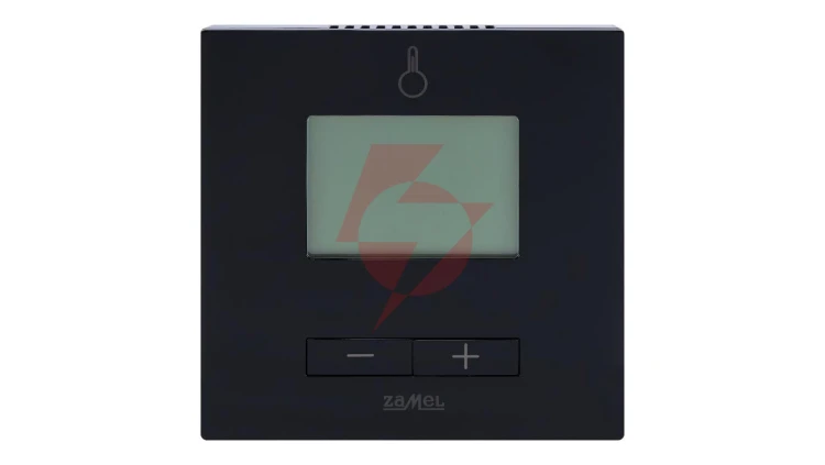 REGULATOR TEMPERATURY PROSTY, BATERYJNY, RADIOWY TYP: LBW-21 CZARNY