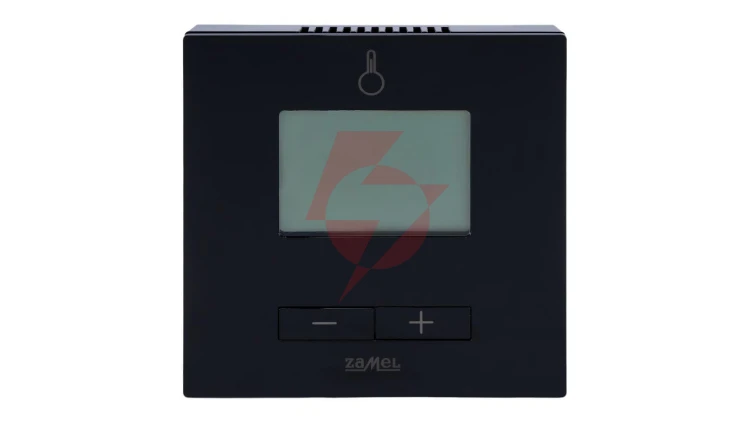 REGULATOR TEMPERATURY PROSTY, BATERYJNY , PRZEKAŹNIKOWY TYP: LBR-01 CZARNY