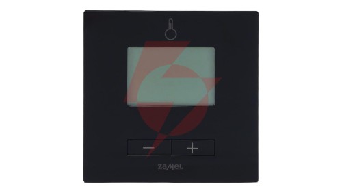 REGULATOR TEMPERATURY PROSTY, 230V, RADIOWY, (+ PRZEKAŹNIK) TYP: LPW-21 CZARNY