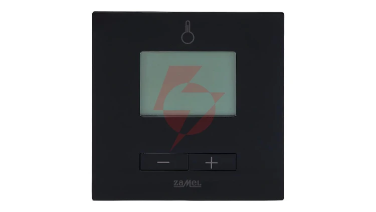 REGULATOR TEMPERATURY PROSTY, 230V, RADIOWY, (+ PRZEKAŹNIK) TYP: LPW-21 CZARNY