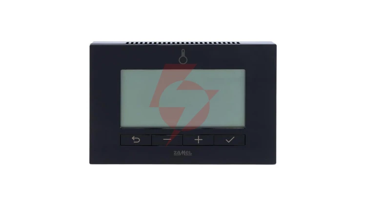 REGULATOR TEMPERATURY TYGODNIOWY, BATERYJNY, RADIOWY TYP: LBW-23 CZARNY