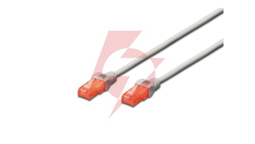 Kabel krosowy (Patch Cord) U/UTP kat. 6 szary 0,25m DK-1612-0025