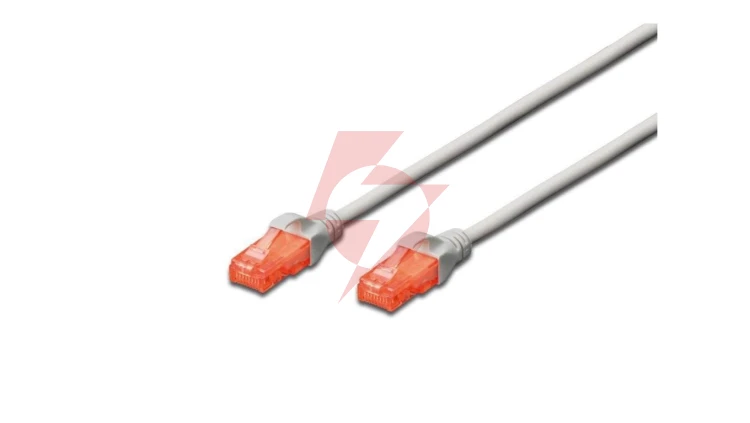 Kabel krosowy (Patch Cord) U/UTP kat. 6 szary 0,25m DK-1612-0025