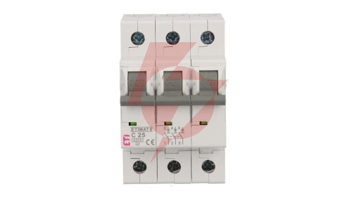 Wyłącznik nadprądowy 3P C 25A 6kA AC ETIMAT 6 002145518