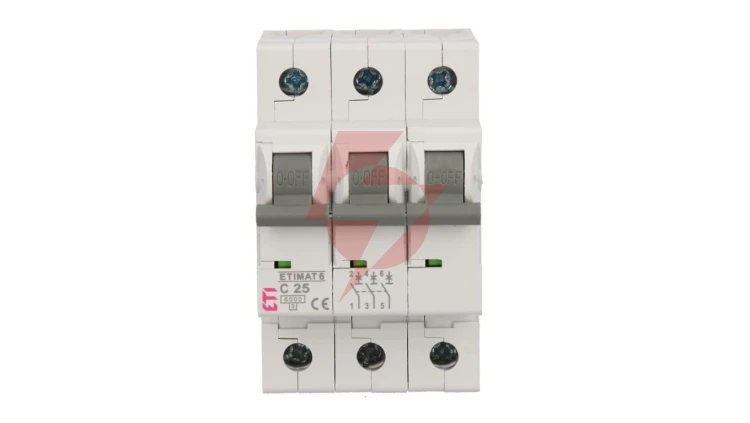 Wyłącznik nadprądowy 3P C 25A 6kA AC ETIMAT 6 002145518