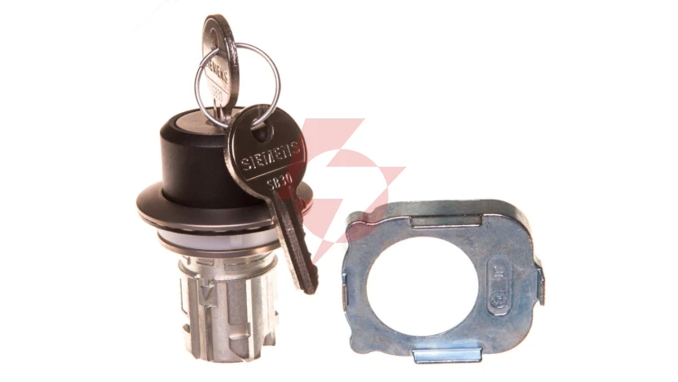 Napęd przełącznika 2 położeniowy O-I 30mm 2x klucz RONIS SB30 bez samopowrotu metal mat IP69k Sirius ACT 3SU1060-4LF11-0AA0