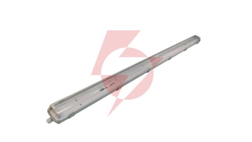 Oprawa hermetyczna do tub LED 2x150cm pełna blacha odbłyśnik