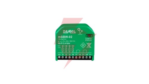 Sterownik bramy Wi-Fi 2-kanałowy mSBW-02 SPL10000053