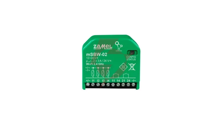 Sterownik bramy Wi-Fi 2-kanałowy mSBW-02 SPL10000053