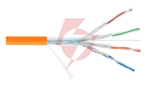 Kabel teleinformatyczny securityNET F/FTP kat.6A LSZH B2ca /szpula 500m/