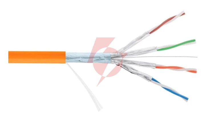 Kabel teleinformatyczny securityNET F/FTP kat.6A LSZH B2ca /szpula 500m/