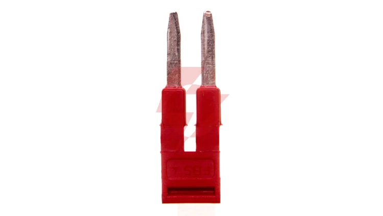 Mostek wtykany 2-biegunowy czerwony FBS 2-4 3030116 /50szt./