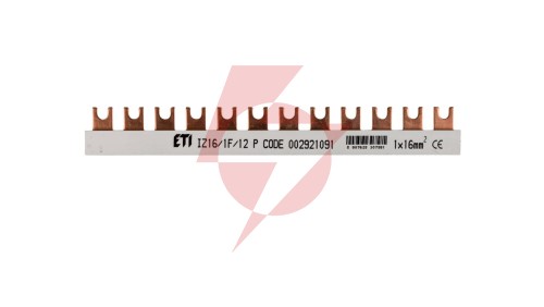 Szyna łączeniowa widełkowa 1P 100A 16mm2 (12 mod.) IZ16/1F/12/P 002921091