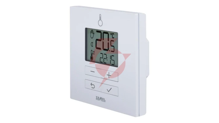 REGULATOR TEMPERATURY DOBOWY, 230V, PRZEKAŹNIKOWY TYP: LPR-02 BIAŁY