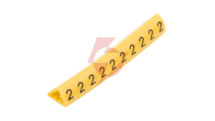 Oznacznik przewodów OZ-2/2 żółty E04ZP-01020400300 /100szt./