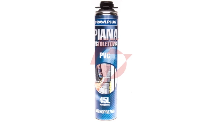Piana montażowa niskoprężna do PVC Rawlplug RPP-PVC – 750 ml