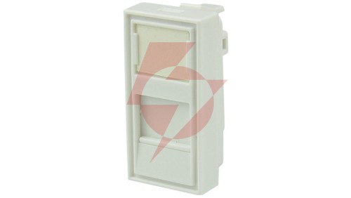 Adapter keystone 1M 22,5x45 pojedynczy z przesłoną Mediabox NEKU