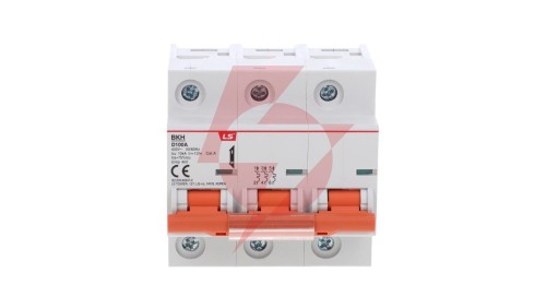 Wyłącznik modułowy LS Electric BKH 3P 100A charakterystyka D 06110351R0 BKH 3P D100A