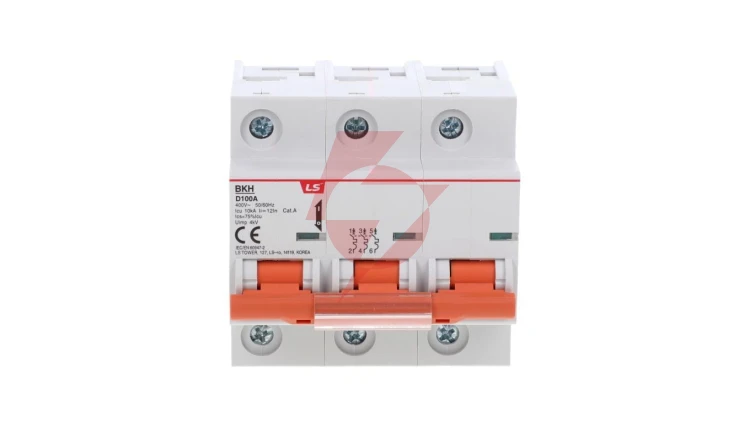 Wyłącznik modułowy LS Electric BKH 3P 100A charakterystyka D 06110351R0 BKH 3P D100A
