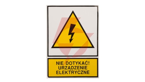 Tabliczka /znak ostrzegawczy/ TZO 105X148S /N.D.U.E./ E04TZ-01011130100 /10szt./